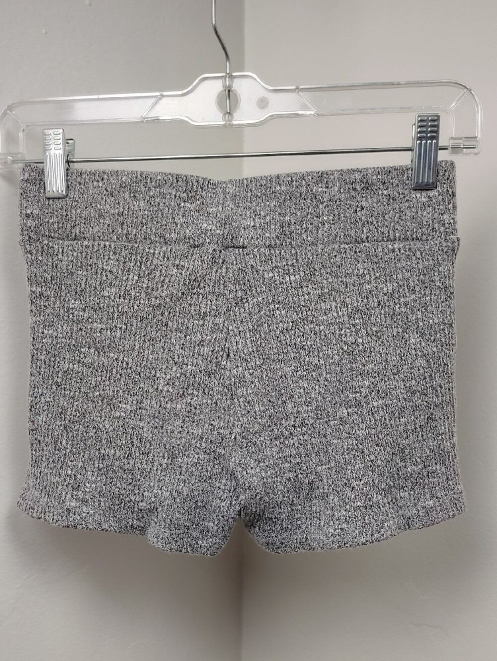 Fashion Nova Cozy Knit Drawstring Detail Stretchy Women’s Shorts Gray Size Small - Picture 2 of 4